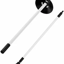Coupon ⭐ Golf Flagstick, Practice Putting Green Flag Stick For Yard, Golf Pole Pin Flagpole, Portable 2-Section Design, All 3 Feet White Flagpole-3 Pack 🥰 -FootJoy shop 3153p8t5M5L. AC