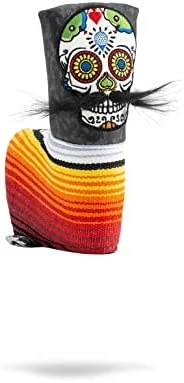 New π― LE Sugar Skull Mustache Blade Putter Head Cover - Premium, Hand-Made Leather Putter Headcover - Funny, Tour Quality Golf Club Cover - Style And Customize Your Golf Bag Green Camo π 6 New π― LE Sugar Skull Mustache Blade Putter Head Cover - Premium, Hand-Made Leather Putter Headcover - Funny, Tour Quality Golf Club Cover - Style And Customize Your Golf Bag Green Camo π - Image 4