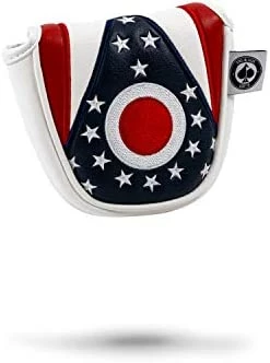 Best Sale π Ohio Tribute Premium Golf Club Head Cover - Premium, Hand-Made Leather Headcover - OH Flag Styled, Tour Quality Golf Club Cover - Style & Customize Your Golf Bag Mallet π 5 Best Sale π Ohio Tribute Premium Golf Club Head Cover - Premium, Hand-Made Leather Headcover - OH Flag Styled, Tour Quality Golf Club Cover - Style & Customize Your Golf Bag Mallet π - Image 3