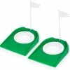 Best deal 😀 2 Pack Golf Putting Cup With Flag Plastic Golf Hole Training Aids For Kids Men 👩 Women Indoor Outdoor Home Office Garage Yard 🎁