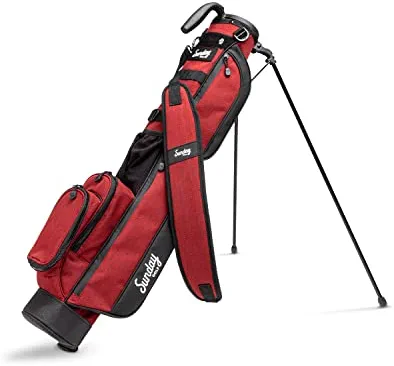 Outlet π Loma Bag - Lightweight Sunday Golf Bag With Strap And Stand β Easy To Carry Pitch N Putt Golf Bag β Golf Stand Bag For The Driving Range, Par 3 And Executive Courses, 31 Inches Tall Midnight Gree π€© 8 Outlet π Loma Bag - Lightweight Sunday Golf Bag With Strap And Stand β Easy To Carry Pitch N Putt Golf Bag β Golf Stand Bag For The Driving Range, Par 3 And Executive Courses, 31 Inches Tall Midnight Gree π€© - Image 6