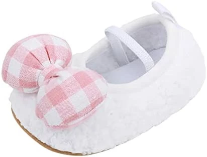 New π₯° USYFAKGH Toddler Kids Infant π§ Girls Plaid Bowknot Princress π Shoes First Walkers Prewalker π Shoes Soft Sole The Floor Barefoot Non Slip π Dress π Shoes Pink π₯° 7 New π₯° USYFAKGH Toddler Kids Infant π§ Girls Plaid Bowknot Princress π Shoes First Walkers Prewalker π Shoes Soft Sole The Floor Barefoot Non Slip π Dress π Shoes Pink π₯° - Image 5