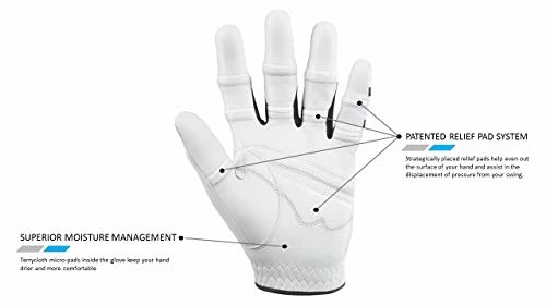 Outlet 𧨠Men's StableGrip Golf Glove, Left Hand, Cadet White 𧨠6 Outlet 𧨠Men's StableGrip Golf Glove, Left Hand, Cadet White 𧨠- Image 4