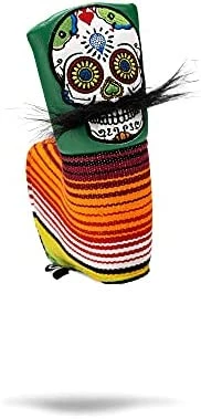 New π― LE Sugar Skull Mustache Blade Putter Head Cover - Premium, Hand-Made Leather Putter Headcover - Funny, Tour Quality Golf Club Cover - Style And Customize Your Golf Bag Green Camo π 7 New π― LE Sugar Skull Mustache Blade Putter Head Cover - Premium, Hand-Made Leather Putter Headcover - Funny, Tour Quality Golf Club Cover - Style And Customize Your Golf Bag Green Camo π - Image 5