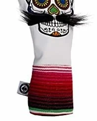 Cheap 🌟 LE Sugar Skull Mustache Fairway Wood Head Cover - Premium, Hand-Made Leather 3W Or 5W Headcover - Funny, Tour Quality Golf Club Cover - Style And Customize Your Golf Bag Gray Camo 😀 -FootJoy shop 31f o44PPpS. AC