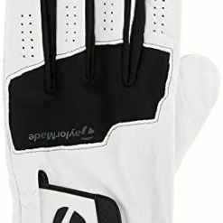 Promo ⌛ N's Stratus All Leather Golf Glove White/black 😉