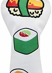 Discount 😀 Barudan Golf Japanese Sushi Golf Club Covers - Golf Accessory For Men, 👩 Women, Kids, Golfer - 3 Model Options Golf Driver Headcover/Golf Fairway Wood Head Cover/Hybrid Club Head Cover For Hybri 🥰 -FootJoy shop 31l9haJy3vL. AC