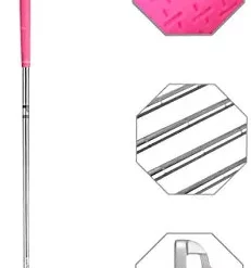 Buy 🛒 Junior Golf Putter Stainless Steel Kids Putter Right Handed 3 Sizes To Choose Freely For Kids Ages 3-5 6-8 9-12 Red Head+blue Grip ✨