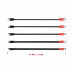 Budget π Golf Cart Battery Cable Set For Club Car DS 1995-Up 48 Volt 4 Gauge (Set Of 5) π 11 Budget π Golf Cart Battery Cable Set For Club Car DS 1995-Up 48 Volt 4 Gauge (Set Of 5) π -FootJoy shop 31sFYistndL