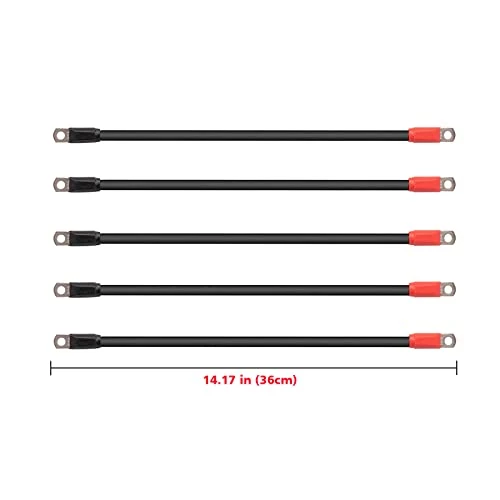 Budget π Golf Cart Battery Cable Set For Club Car DS 1995-Up 48 Volt 4 Gauge (Set Of 5) π 6 Budget π Golf Cart Battery Cable Set For Club Car DS 1995-Up 48 Volt 4 Gauge (Set Of 5) π - Image 4