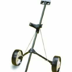 New 🧨 JEF WORLD OF GOLF Deluxe Steel Push Cart Black/silver 💯