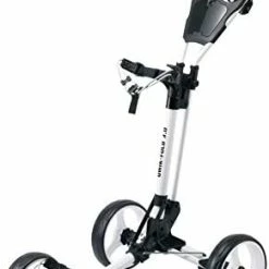 Best Sale ✔️ Qwik-Fold 4 Wheel Folding Push Pull Golf CART - Foot Brake - ONE Second To Open & Close! Black/blue 😍 -FootJoy shop 31yZv9fD9 L. AC