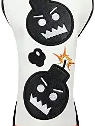 Top 10 😉 Driver Headcover Embroidery Bomb, PU Leather Golf Head Covers Driver Fairway Wood Hybrid Blade Putter Headcover 😉 -FootJoy shop 41 WzwKbkL. AC