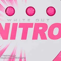 Discount 🥰 Long Distance Peak Performance Golf Balls (15PK) All Levels White Out 70 Compression High Velocity White Hot Core Long Distance Golf Balls USGA Approved-Total Of 15-Hot Pink 🌟