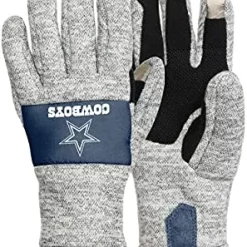 Brand new ✔️ FOCO NFL Unisex-adult Nfl Team Logo Heather Grey Insulated Gloves 🎁 -FootJoy shop 410PHhj2AL. AC
