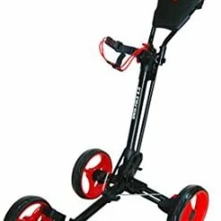 Best Sale ✔️ Qwik-Fold 4 Wheel Folding Push Pull Golf CART - Foot Brake - ONE Second To Open & Close! Black/blue 😍 -FootJoy shop 411OYp6jSVL. AC