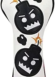 Top 10 😉 Driver Headcover Embroidery Bomb, PU Leather Golf Head Covers Driver Fairway Wood Hybrid Blade Putter Headcover 😉 -FootJoy shop 412zlNXpVDL. AC