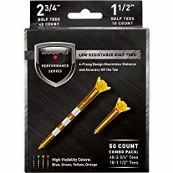 Best reviews of 👏 Maxfli Performance Series Low Resistance Golf Tees - 50 Pack 👏