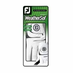 Outlet 😀 Women's WeatherSof Golf Glove (White) ⭐