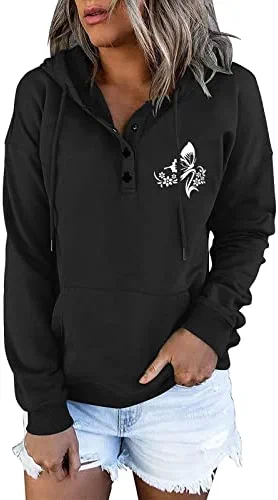 Top 10 😀 JJHAEVDY Womens Puppy Paw Prints Casual Hoodie Button Down Sweatshirts Long Sleeve Drawstring Pullover Tops 👚 Shirts White-4 🎉 3 Top 10 😀 JJHAEVDY Womens Puppy Paw Prints Casual Hoodie Button Down Sweatshirts Long Sleeve Drawstring Pullover Tops 👚 Shirts White-4 🎉