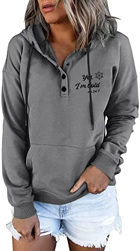 Top 10 😀 JJHAEVDY Womens Puppy Paw Prints Casual Hoodie Button Down Sweatshirts Long Sleeve Drawstring Pullover Tops 👚 Shirts White-4 🎉 14 Top 10 😀 JJHAEVDY Womens Puppy Paw Prints Casual Hoodie Button Down Sweatshirts Long Sleeve Drawstring Pullover Tops 👚 Shirts White-4 🎉 - Image 12