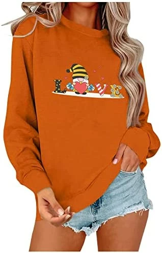 Top 10 𧨠Women Valentine's Day π Christmas Sweatshirt Lightweight Loose Blouse Funny Graphic Top Long Sleeve π Shirt Pullover Tee 3-red π 14 Top 10 𧨠Women Valentine's Day π Christmas Sweatshirt Lightweight Loose Blouse Funny Graphic Top Long Sleeve π Shirt Pullover Tee 3-red π - Image 12