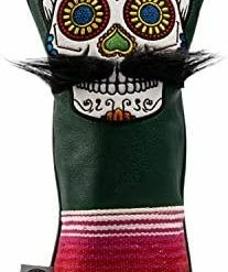 Cheap 🌟 LE Sugar Skull Mustache Fairway Wood Head Cover - Premium, Hand-Made Leather 3W Or 5W Headcover - Funny, Tour Quality Golf Club Cover - Style And Customize Your Golf Bag Gray Camo 😀 -FootJoy shop 415qUvnR2L. AC