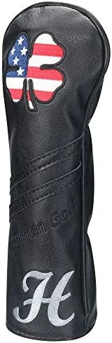 Best Sale π USA US Flag Clover Leather Black Driver Fairway Wood Rescue Hybrid Cover Headcover Also For Customization Version With Your Name Stitched F Wood Coverf π 12 Best Sale π USA US Flag Clover Leather Black Driver Fairway Wood Rescue Hybrid Cover Headcover Also For Customization Version With Your Name Stitched F Wood Coverf π - Image 10