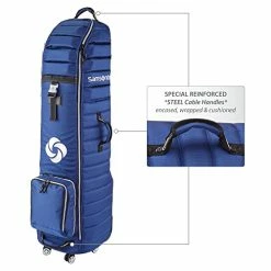 Best Sale 👍 Samsonite Spinner Wheeling Golf Travel Cover Navy 😀 -FootJoy shop 417esEgLtDL