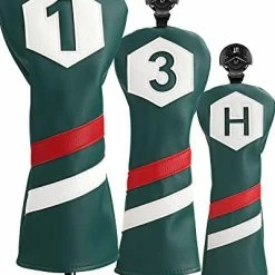 Wholesale 😍 Driver Fairway Hybrid Headcover Golf Wood Headcovers 460cc Driver Club Head Cover With Classic Stripes 🥰 -FootJoy shop 418XvtDc3L. AC