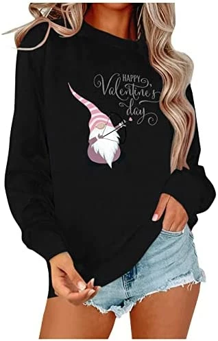 Top 10 𧨠Women Valentine's Day π Christmas Sweatshirt Lightweight Loose Blouse Funny Graphic Top Long Sleeve π Shirt Pullover Tee 3-red π 16 Top 10 𧨠Women Valentine's Day π Christmas Sweatshirt Lightweight Loose Blouse Funny Graphic Top Long Sleeve π Shirt Pullover Tee 3-red π - Image 14