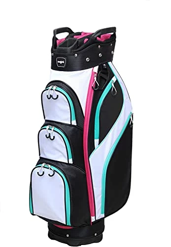 Buy π Premium Ladies Black White Teal Pink Golf Bag βοΈ 3 Buy π Premium Ladies Black White Teal Pink Golf Bag βοΈ
