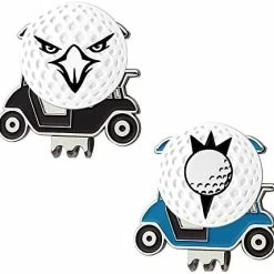 Flash Sale 😍 Myartte Golf Cart Hat Clip, Assorted Pattern Golf Ball Markers 24.4MM,Nice Golf Gift For 👩 Women Men,Pack Of 2 Golf Tee And Flag 😍 -FootJoy shop 41Bto94zeoL. AC