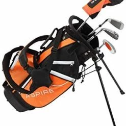 Flash Sale 😀 Junior Plus Complete Golf Club Set For Children, Kids - 5 Age Groups Boys And 👧 Girls - Right Hand, Real 👧 Girls Junior Golf Bag, Kids Golf Clubs Set Orange Ages 5-6 🌟 -FootJoy shop 41COkUG1eAL. AC