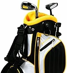 Best Sale 😉 Golf ATS Junior Boy's Golf Club Sets With Stand Bag | For Kids Ages 12 And Under, Right And Left Hand Red/black, Ages 9-12 (5 Club Set) 🔔 -FootJoy shop 41DBuLG5eL. AC