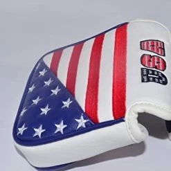 Budget 🤩 Golf Golf Putter Cover, Golf Club Head Covers Mallet Putter Headcover Synthetic Leather Golf Blade Putter Cover With Magnetic Closure & America USA Style For Golf Putter Covers For Blade Putter Covers 😍 -FootJoy shop 41DUNiEajqL. AC