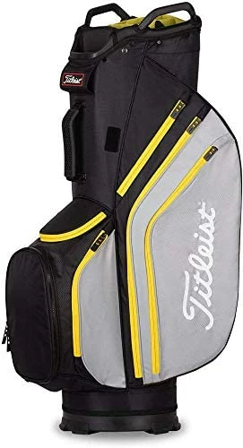 Promo π Cart 14 Lightweight Golf Bag Black/gray/canary π 8 Promo π Cart 14 Lightweight Golf Bag Black/gray/canary π - Image 6
