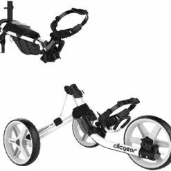 Flash Sale 🤩 Clicgear Model 4.0 Golf Push Cart, 3-Wheel Foldable Walking Golf Cart White 🛒 -FootJoy shop 41EuZx2o fL. AC