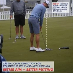 Best reviews of 🌟 Circuit Trainer - Groove Putting Mirror, Training Aid Align Eyes, Body, Putter Face, Indoor/Outdoor, Alignment Starting Line Impact Stroke Path Head Motion, Practice Station, Made In USA 🎉 -FootJoy shop 41Fl5mt6uQL