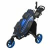 Flash Sale 👏 KVV 3 Wheel 360 Rotating Front Wheel Golf Push Cart Open And Close In ONE Second-Free Umbrella Holder Included Red/black 🔥 -FootJoy shop 41G7Tn1NuVL