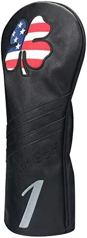 Best Sale π USA US Flag Clover Leather Black Driver Fairway Wood Rescue Hybrid Cover Headcover Also For Customization Version With Your Name Stitched F Wood Coverf π 8 Best Sale π USA US Flag Clover Leather Black Driver Fairway Wood Rescue Hybrid Cover Headcover Also For Customization Version With Your Name Stitched F Wood Coverf π - Image 6