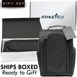 Best Pirce π Athletico Executive Golf π Shoe Bag With Luggage Tag - Zippered π Shoe Carrier With External Pockets - Great Golf Gift For Men Or π© Women Black π 13 Best Pirce π Athletico Executive Golf π Shoe Bag With Luggage Tag - Zippered π Shoe Carrier With External Pockets - Great Golf Gift For Men Or π© Women Black π -FootJoy shop 41Hp2U5316L