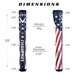 Best Pirce 🌟 CHAMPKEY USA Pistol Golf Putter Grip | Comfortable Polyurethane And Lightweight Putter Grips Pistol(no Tapered) 👍 -FootJoy shop 41IxU9C73FL