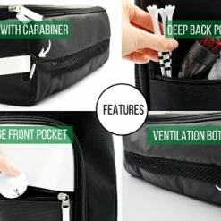 Cheap 💯 Zippa Golf 👞 Shoe Bag I No More Grass In Your Car I Ventilation, Large Pockets For Golf Accessories I Golf 👞 Shoe Bag For Men And 👩 Women Golf Accessories For Men, Golf Trunk Organizer, Black, Grey, White 🛒 -FootJoy shop 41J7jOsk4lS