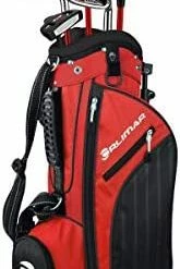 Best Sale 😉 Golf ATS Junior Boy's Golf Club Sets With Stand Bag | For Kids Ages 12 And Under, Right And Left Hand Red/black, Ages 9-12 (5 Club Set) 🔔 -FootJoy shop 41Jg1niNv9L. AC