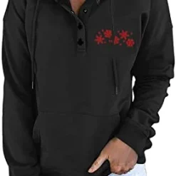 Top 10 😀 JJHAEVDY Womens Puppy Paw Prints Casual Hoodie Button Down Sweatshirts Long Sleeve Drawstring Pullover Tops 👚 Shirts White-4 🎉 23 Top 10 😀 JJHAEVDY Womens Puppy Paw Prints Casual Hoodie Button Down Sweatshirts Long Sleeve Drawstring Pullover Tops 👚 Shirts White-4 🎉 -FootJoy shop 41JvID4z8oL. AC