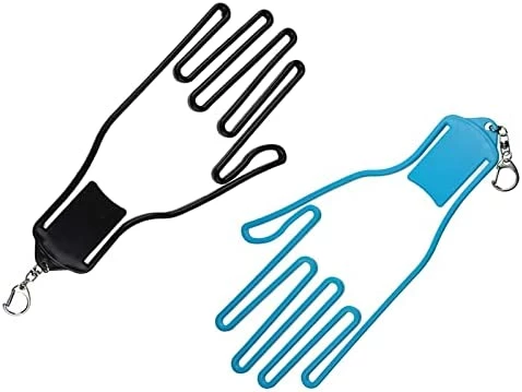 New β Golf Gloves Stretcher, Gloves Support Frame, Durable Outdoor Golf Holder Dryer Rack Tool Accessories For Gloves Maintenance Black+blue π€© 4 New β Golf Gloves Stretcher, Gloves Support Frame, Durable Outdoor Golf Holder Dryer Rack Tool Accessories For Gloves Maintenance Black+blue π€© - Image 2