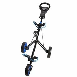 Best Pirce 👍 Caddymatic Golf Pro Lite 3 Wheel Golf Cart Black/Blue 🎉