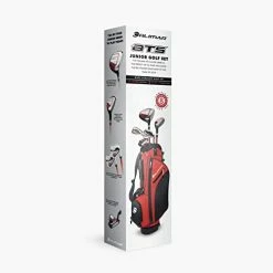 Best Sale 😉 Golf ATS Junior Boy's Golf Club Sets With Stand Bag | For Kids Ages 12 And Under, Right And Left Hand Red/black, Ages 9-12 (5 Club Set) 🔔 -FootJoy shop 41KhQvaymL. AC