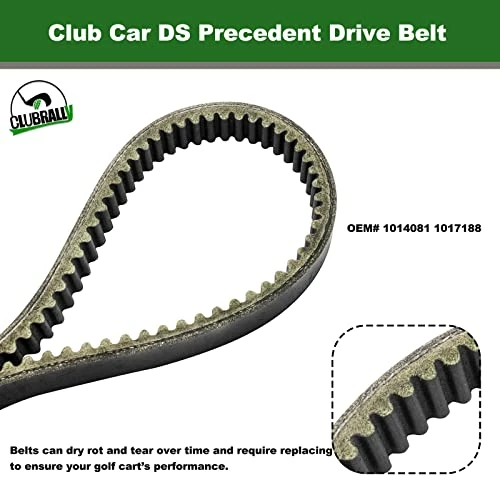 Best Sale ⭐ CLUBRALLY Golf Cart Drive Belt For Club Car DS Precedent 1014081 1017188 ⭐ 4 Best Sale ⭐ CLUBRALLY Golf Cart Drive Belt For Club Car DS Precedent 1014081 1017188 ⭐ - Image 2